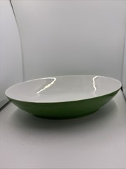 Fitz & Floyd Vintage Circa 1975 RONDELET Tourquoise Oval veggie bowl