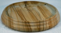 Picture Jasper Stone Vase / Bowl Display Stand