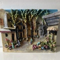 BEAUTIFULLY DETAILED 9” X 7” WALL ART RESIN PICTURE PLAQUE
