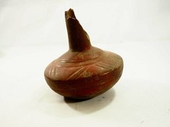 Pre-Columbian Tlatilco Incised Terracotta Bowl circa 1500-1000 BC CAA-225