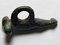 Rare Genuine Ancient Roman soldiers Military phallic pendant artifact power 3AD