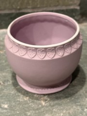 Wedgwood Lilac Jasperware Cachepot Planter Neoclassical Small Pot 7032 Bowl
