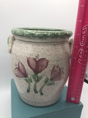 Original Parsley Artisan Pottery Magnolia￼ Utensil Holder / Planter / Vase