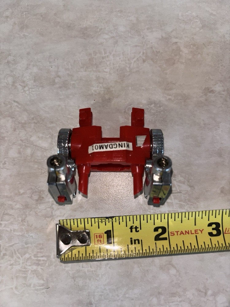 Unknown Transformer Part Kingdom 01 Red Robot Action Figure Part