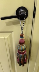 Mackenzie Childs Bibelot Peacock & Moss Tassel