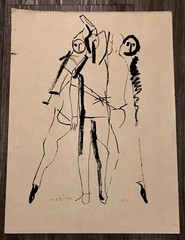 MARINO MARINI Figurative Lithographs Carl Schunemann 1968 Unframed
