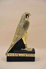 Hand Carved Horus God Statue Ancient Egyptian Stone Sculpture Stone Sculpture