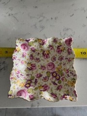 VINTAGE James Kent Longton Britain Rapture Chintz Roses Nut Dish/Pins/Trinkets