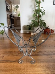 Nautical Sailboat Boat Metal Magazine Rack Holder Nautical Decor