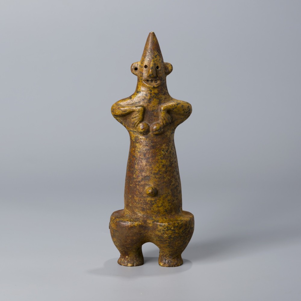 Ancient Near Eastern Jasper Stone Steatopygous Female Idol – Bronze Age