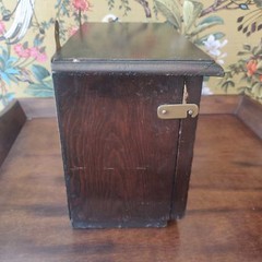 Vintage early 20th century possibly military pine first aid case Switzerland