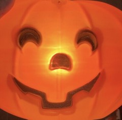 Window Ledge Electric Jack-O-Lite Glow Lite Blow Mold In Original Packaging 1995