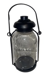 Vintage Retired Yankee Candle Lantern Candle Holder Votive Glass Metal ￼