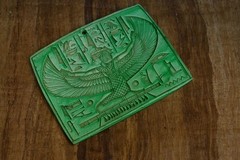 Authentic Ancient Egyptian Antiquities Stone Isis Rare Green Statue Egyptian BC