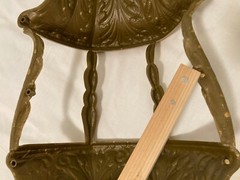 Vintage 1975 Gold Floral /Ivy Holder Wall Vase 23.25″x11″ Syroco Burwood #1300