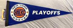NY KNICKS PENNANT PLAYOFFS NEW YORK FOREVER NBA BASKETBALL BANNER MSG