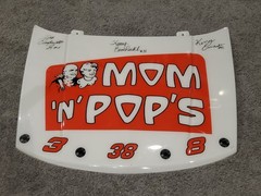 Dale Earnhardt Jr Mom n Pops 1/4 Hood Signed Dale Jr KERRY Kelly EXTREMELY RARE