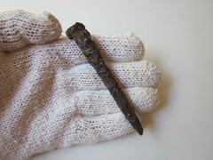 very rare ancient Roman iron nail for crucifixion 1-2 century AD.