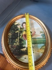 Vintage Empire 2pc 3D Wall Decor – Victorian Boy & Girl – Made in Italy – RARE