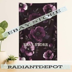 Romantic Victorian Rose Tapestry Purple nightmare gothic world 39X59 in