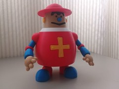 Superbook´s Gizmo 1981 articulated robot 5 inches figure For display only