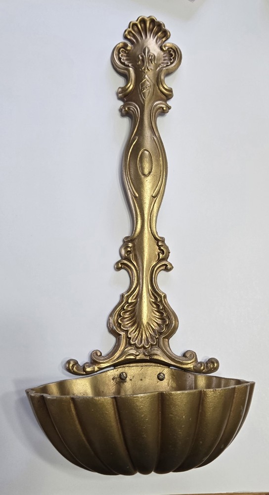VTG Sexton Cast Metal Ladle Wall Decor MCM Royal Gold Finish