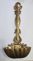VTG Sexton Cast Metal Ladle Wall Decor MCM Royal Gold Finish