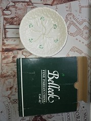 Belleek Fine Parian China Daisy Accent Plate Hand Crafted In Ireland