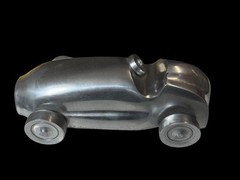 Cast Aluminum Roadster Decorative Art Auto Paperweight Desk Piece diecast