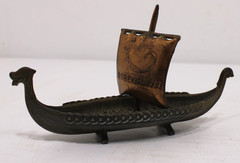 Vintage Norwegian Viking Boat Drakkar Souvenir “KØBENHAVN” (Copenhagen)