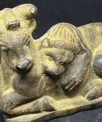 Ancient civilizations rare carved near eastern stone animal statue figurine