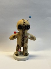 Neil Eyre Designs Halloween Horror Voodoo Witch Spirt Spell Doll Natural
