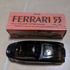 VINTAGE AVON FERRARI 53 WILD COUNTRY AFTER SHAVE New W/ Original Box! NOS V12