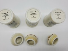 3 1987 Vintage MJ Hummel Porcelain Spice Jars AG Cham Switzerland Thyme Rosemary