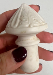 Parian Square Decanter – Four Vignettes, with Grapes