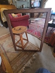 Antique Large Oak Frame