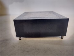 Nice Elegant Towle Covered Trinket Box 900 Sterling Silver Panel Bakelite “H”