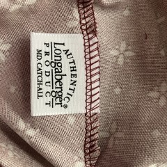 NEW Longaberger MEDIUM CATCH ALL – Basket Liner- TRADITIONAL RED ~NIP