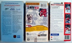 UN LOT DE 3 CASSETTES VHS SUR LE HOCKEY ***** ONE LOT OF 3 VHS VIDEOTAPES FRENCH