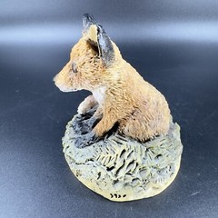 Arden Sculptures Collection Made In Britain Figurine Fox Figurine Resin Decor