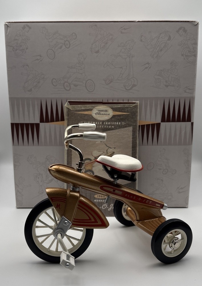 RARE BRAND NEW Hallmark Kiddie Car Classics 1960 Murray Blaz-O -Jet Gold