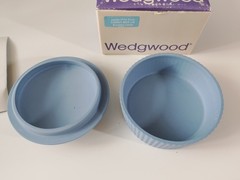 Bunratty Castle Ireland Wedgewood Blue Jasperware Trinket Box, Limited Edition.