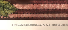 Vintage Mary Engelbreit Poster, Hurt Not The Earth, 16″x20″, 1991 Unframed