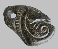 300 BC Ancient Greek Carved Engraved Gemstone Pendant Medallion Amulet Horse
