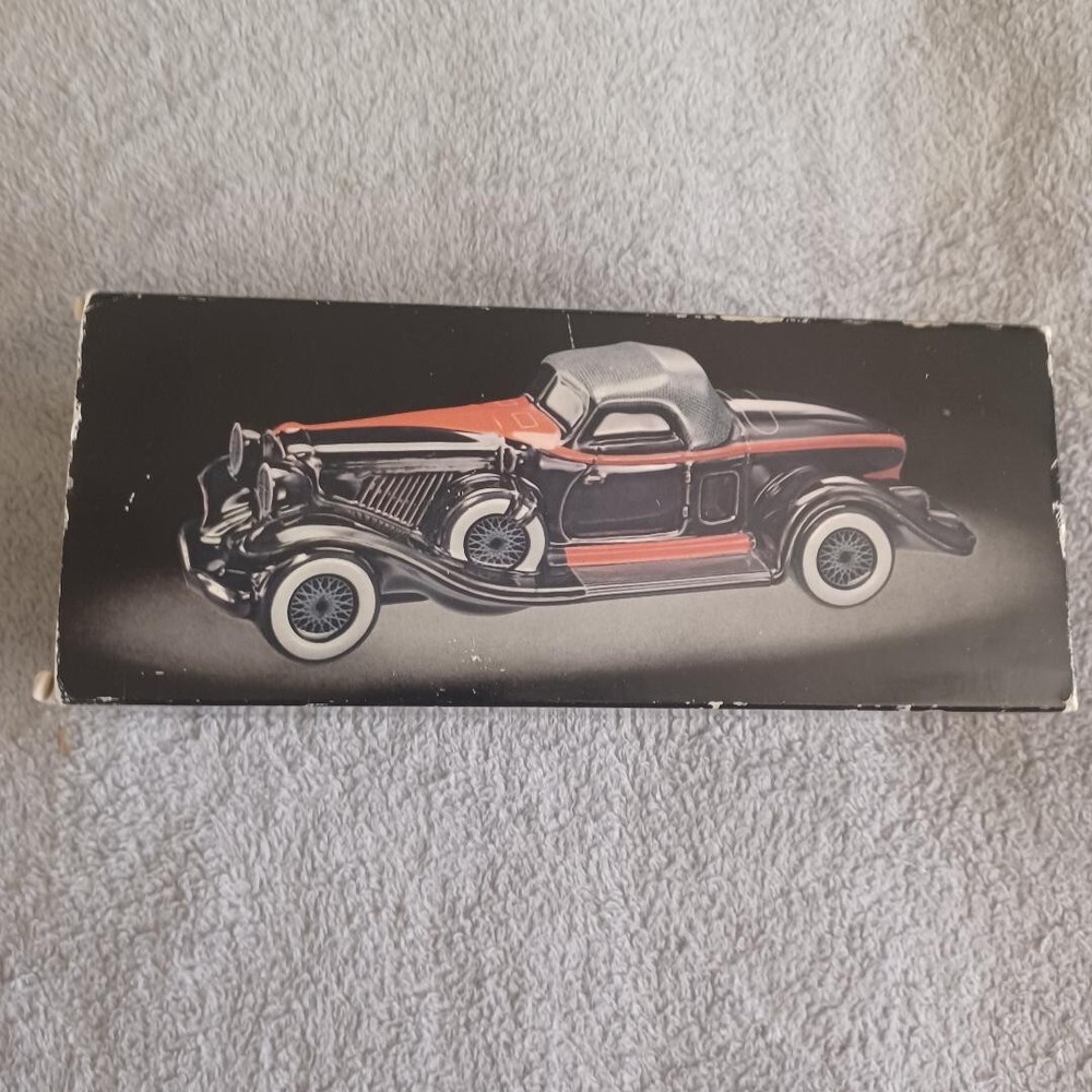 1983 Made In Brazil Avon 1932 Auburn Boattail Speedster Ceramic Statue