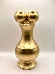 Golden Poporo Figure Quimbaya Culture Colombia