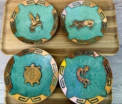 Copper Medicine Plates New World Trading 6” SW