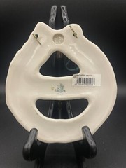 Belleek Fine Parian China Wreath “Bless This House”, Hand Crafted in Ireland