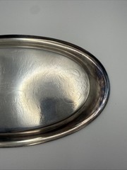 1962 Fresh Meadow Country Club Silver Plate Trophy Tray Presentation Platter NY