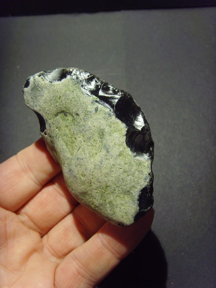 Lower Paleolithic – Fine Acheulean retouched ovate scraper. c.450,000 BP.